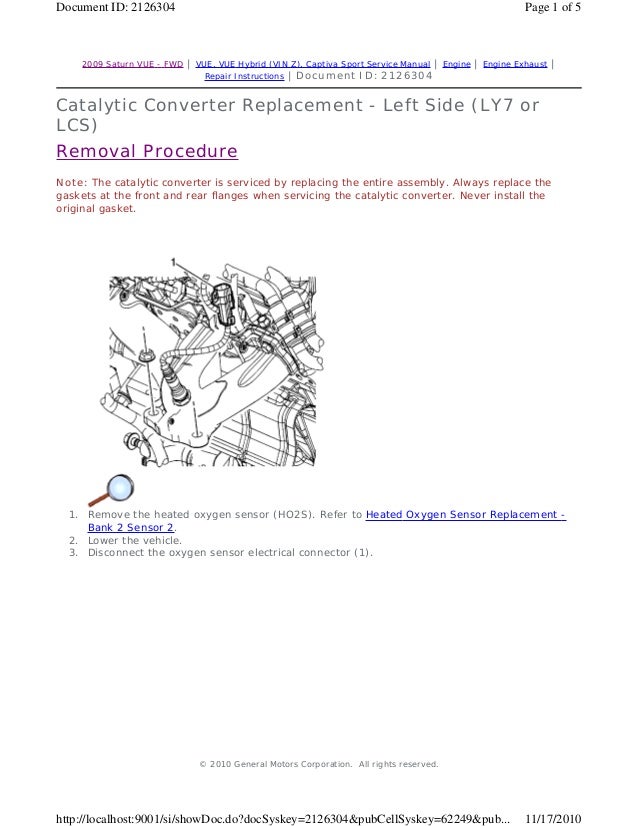 2003 Saturn L200 Service Manual